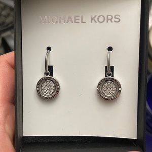 Michael Kor’s reversible silver earrings